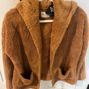 Active USA Brown Sherpa Jacket